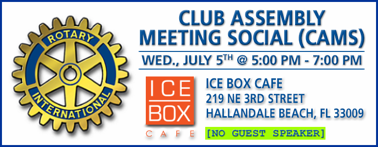 Next Rotary Club Weekly Meeting